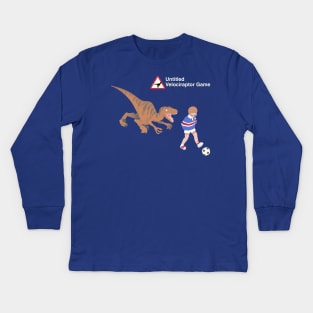 Untitled Velociraptor Game Kids Long Sleeve T-Shirt